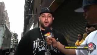 Necro  Interview Pt 3 Live On The Streets  New York NY  6408 [upl. by Keung]