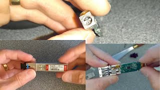 What is inside a fibre optic SFP [upl. by Ellivro734]