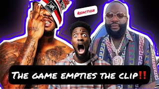 The Game  Freeway’s Revenge Rick Ross Diss REACTION Rated amp Reviewed quotHe EMPTIED THE CLIPquot [upl. by Hourihan159]