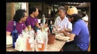 Anthony Bourdain no reservations visiting Massaya winery in Lebanon [upl. by Suirred]