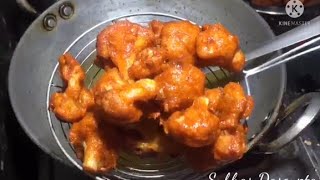 Gobi 65 Recipe  Cauliflower 65 Recipe Hindi  Cauliflower Crispy Fry [upl. by Ashraf]