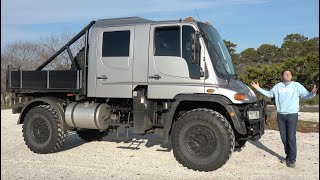 This Massive Unimog U500 Is the Ultimate Insane Mercedes Pickup Truck [upl. by Talia378]