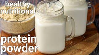 homemade weight loss protein powder in 10 minutes  protein shake recipes  healthy diet recipe [upl. by Salbu]