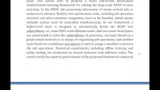 Large Scale Dynamic Scheduling for Flexible Job Shop With Random Arrivals of New Jobs by Hierarchica [upl. by Deanne]