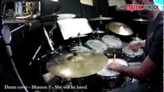 Maroon 5  She Will Be Loved  DRUM COVER [upl. by Araas]