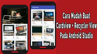 Tutorial Cardview  Recyclerview Android Studio [upl. by Jacobs584]