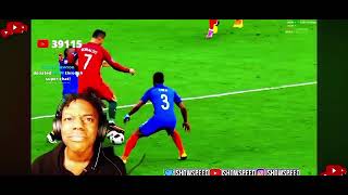 Speed crying Reaction on Ronaldo sad movements  Ishowspeed  Ronaldo sad  reaction video [upl. by Aynek]