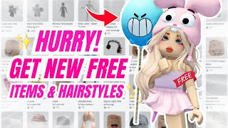 NEW FREE ITEMS amp HAIRS😍 Roblox [upl. by Batista]