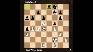 Klaus Viktor Darga vs Boris Spassky  Amsterdam Interzonal 1964  Round 1 [upl. by Winther257]