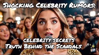 Shocking Celebrity Rumors Truth Behind the Scandals 🎤✨ [upl. by Lyrradal774]