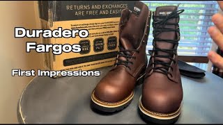 Duradero Fargo Waterproof Boots First Impressions [upl. by Reginald]