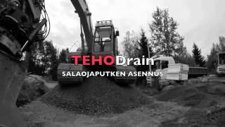 TEHODrain salaojaputken asennusvideo [upl. by Dewain]