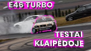 E46 TURBO  SPROGUSI SANKABA NESUGADINO TESTŲ [upl. by Ecinom]