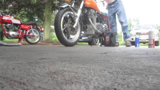 74 LAVERDA 750 SF2 TEST RIDE 001 [upl. by Veradis]