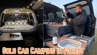 Solo Night Camping near Chandigarh in My Scorpio N 🏕️  Solo Camping in Forest lostandtravel [upl. by Rehtse886]