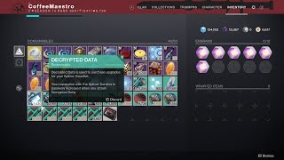 HOW TO GET DECRYPTED DATA  DESTINY 2 [upl. by Gelhar]