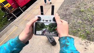 A drone at Telford Steam Railway Amazing [upl. by Devon]