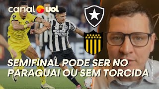 PEÑAROL X BOTAFOGO CONMEBOL QUER MUDAR SEDE DO JOGO OU TER PORTÕES FECHADOS ANDREI KAMPFF EXPLICA [upl. by Alwyn357]