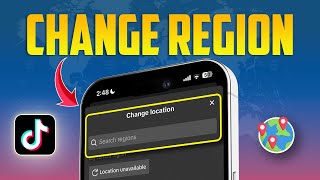 How to Change TikTok Region on iPhone  Change TikTok Location [upl. by Anaerdna]