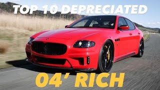 Top 10 04’ Rich Bargain Luxury Cars Under 15k [upl. by Redep]