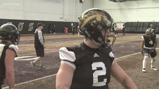 Spring practice underway for WMU football [upl. by Adnauq594]