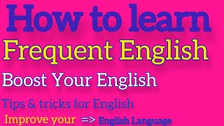 How to learn frequent English speaking 5 Simple Tips to Improve Your Speaking Skills [upl. by Cord]