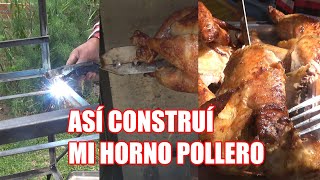 POLLO a la BRASA en mi HORNO CASERO [upl. by Aihsyla]