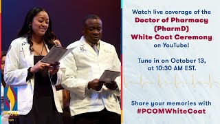 PCOM Georgias PharmD Class of 2027 White Coat Ceremony  Livestream [upl. by Notnarb791]