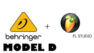 How to set up Behringer Model D with FL Studio [upl. by Ariajay]