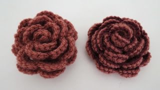 Rose häkeln  Anleitung  Crochet Rose eng sub [upl. by Seniag348]