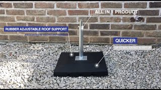 NEW RTBF33  Rubber Adjustable Roof Support ⎮ Climatech International [upl. by Guimond]