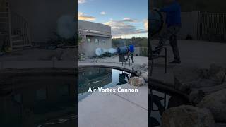 2 attempts with the Air Vortex Cannon physics science [upl. by Ramedlav]