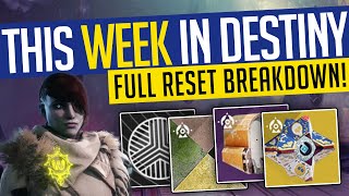 Destiny 2  THIS WEEK IN DESTINY  26th October Festival FINALE Realmwalker Seal amp Vendor Update [upl. by Zonnya622]