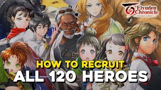 Eiyuden Chronicle Hundred Heroes How To Get All 120 Heroes All Character Locations [upl. by Yssep]