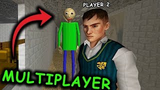 Baldis Basics MULTIPLAYER Online Baldis Basics in Education and Learning Coop Roleplay [upl. by Hteazile]