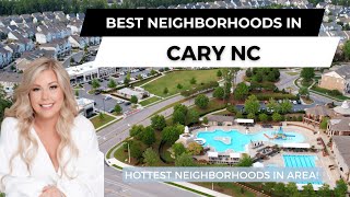 The TOP 6 Neighborhoods in Cary North Carolina [upl. by Anaeco925]