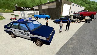 We have the worst police car ever  Farming Simulator 22 [upl. by Nyraa]