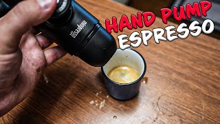 How to use the Wacaco Minipresso  Hand pumped Espresso [upl. by Russon317]