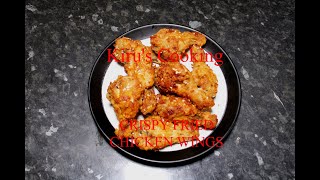 How To Make Crispy Fried Chicken Wings crancy chicken kiruscooking kiru srilankanfood [upl. by Wendie]