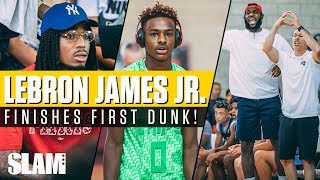 Bronny James finishes FIRST DUNK in front of Quavo DWade and CP3 Chips win Las Vegas Classic 🏆 [upl. by Pembroke]