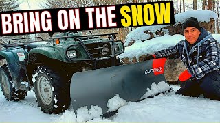 ATV Snow Plowing Video  Plowing Lots of Snow on Long Driveway ❄ [upl. by Speroni115]