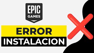 Epic games Error de Instalacion ‘S0003 Error de instalación no se pudo crear el directorio’ [upl. by Monafo]