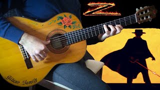 『The New Mask of Zorro』Main Theme meet one more time LucasGitanoFamily【flamenco guitar cover 2022】 [upl. by Aiyotal]