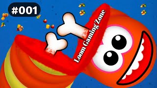 Worms Zoneio 2024 Best Attacking Mode Snake Gameplay  Saamp wala game  Snake Game  Rắn Săn Mồi [upl. by Laleb]