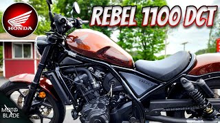 New Honda Rebel 1100 DCT Full Test Ride amp Review [upl. by Clarita675]