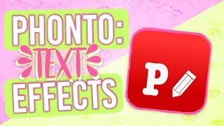 5 Easy Phonto Text Effects [upl. by Rogergcam]