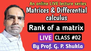 MDC Live class 02 by Shukla Maths Academy for BTech Maths livemaths [upl. by Eahc]