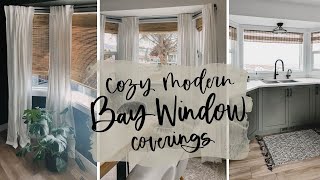 Cozy Modern Bay Window Coverings [upl. by Ainessey]