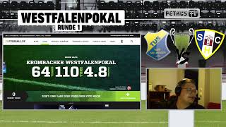 WESTFALENPOKAL Runde 1  TuS Dielingen vs SC Herford [upl. by Ahsemal]