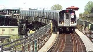 BMT Canarsie Line R160A1 L Train at Atlantic Ave Rockaway Parkway Bound [upl. by Leruj]